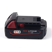 For Milwaukee 48-11-1840 M18 18V Lithium drill battery 2.0AH